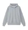 Moletom com Capuz de Algodão Puro de Marca da Moda Jaqueta de Roupa de Trabalho Blusa de Ombro Grupo de Suéteres Roupas