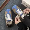 Novos Tênis Casuais da Moda de Cano Baixo Bloqueio de Cores Cadarço 2026 Sapatos que Aumentam a Altura Tênis de Treino Feminino Forrest Gump Outono Retro Board