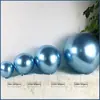 Globos de látex metálicos de 18 pulgadas para decoración de fiestas de cumpleaños, arreglos para bodas, ceremonias de apertura, globos cromados para bodas.