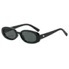 Óculos Personalizados com Armação Pequena Oval de Novo Estilo Transfronteiriços Óculos de Sol Tendência Street Style Hip-Hop Óculos de Sol para Dirigir Venda por Atacado