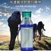 Vaso de agua de silicona portátil para exteriores con anillo magnético, aislamiento térmico, antiquemaduras, anticaídas, cinturón protector para botella de agua, cinturón magnético de silicona para vaso de agua