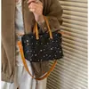 Estampa de Estrelas High-End 2026 Nova Tendência de Moda Bolsa de Ombro Casual de Grande Capacidade Bolsa Tote de Axila Feminina