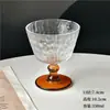 Taza de Café Americano Helado Estilo Ins Taza de Vidrio Taza de Helado de Gama Alta Taza de Whisky Taza de Postre Taza de Agua