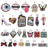 Parches bordados personalizados de moda y geniales con ojos y labios, adecuados para chaquetas de mezclilla, bolsos y proyectos de bricolaje; parches termoadhesivos, disponibles en stock