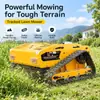 Cortador de grama de esteira 550 com controle remoto transfronteiriço, para aparar gramados e vegetação, cortador de grama inteligente, capina não tripulada, para exportação