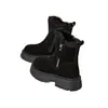 Botas de nieve de felpa estilo noreste, piel suave para mujer, nueva colección de invierno 2026, engrosadas con acolchado extra, forradas de felpa, con plataforma para aumentar altura y cálidas botas Martin
