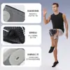 Manga Protectora de Rótula Anticolisión Presurizada Transfronteriza Equipo Protector de Menisco para Ciclismo Baloncesto Hombres Rodilleras Elásticas Anticaídas Antideslizantes Deportivas