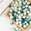 Raíz de Bodhi Cuentas Sueltas DIY Pulseras de Bodhi Nubes Turquesas Barril de Semillas de Bodhi Cuentas Redondas Cuentas de Buda Wen Accesorios para Jugar