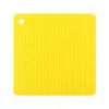 Utensilios de cocina de silicona cuadrado panal almohadilla aislante mesa de comedor del hogar almohadilla de silicona alfombrilla aislante para olla posavasos anti-quemaduras antideslizante