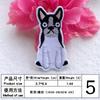 Pegatinas de tela bordadas con bonitos dibujos de cachorros, parches para ropa, vaqueros, accesorios de ropa, planchado al por mayor