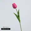 Flores de tulipán artificiales hidratantes para decoración del hogar, hotel y oficina, adornos de flores artificiales, venta al por mayor de flores de seda transfronteriza