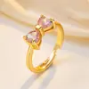 Anel de Luxo Leve Estilo Francês, Alto Padrão, Totalmente Cravejado com Micro Diamantes para Mulheres, Super Brilhante, Moderno, Requintado, Versátil, Novo Modelo, Anel de Venda Quente em Transmissão ao Vivo