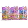 Muñeca de Princesa para Niños, Muñeca Barbie Hada de las Flores, Juguete de Disfraz de Niña Sirena, Accesorios de Caballo de Hada, Villa