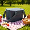 Bolsa Refrigeradora de Tela Oxford Colorida Bolsa Aislante de Poliéster Bolsa de Hielo para Exteriores Bolsa de Hielo Refrigerada con Película de Aluminio Personalización