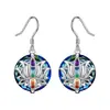 Tirelini transfronterizo nuevo flor de girasol cristal árbol de la vida collar colgante pendientes joyería joyería al por mayor