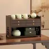 Porta-Copos Bogu Madeira Maciça Mesa de Chá Chinesa Bancada Folha de Chá Conjunto de Chá Rack de Armazenamento Decoração de Sala de Chá Armário de Exposição Armazenamento