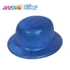 Sombrero de plástico PVC blister transfronterizo sombrero redondo dorado rosa Sombrero para fiesta festival disfraz Sombrero fiesta Sombrero para actuación de baile Sombrero Mágico