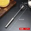 Batidor de Huevos Semi-Automático de Acero Inoxidable para Uso Doméstico, Herramienta Manual para Batir Crema, Batidor de Huevos, Herramienta Mezcladora de Huevos para Hornear
