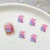 Nuevos Accesorios de Arte para Uñas de Caricatura de Capibara Estilo Vacaciones en la Playa Capibara Surfeando Decoraciones de Uñas Portátiles para DIY