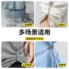 Herramienta para acortar camisetas, hebilla de nudo para dobladillo, broche invisible ajustable para acortar dobladillos, hebilla magnética de cadena