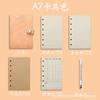 Em estoque A7 Binder Case Simples Criativo Caderno Portátil Portátil Livro de Bolso Livro de Selos de Viagem