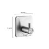Gancho adhesivo de un solo gancho de acero inoxidable 304 transfronterizo de Amazon, sin perforaciones, para ropa de pared de metal sin costuras, ropa creativa