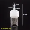 Plástico PP Acero Inoxidable Cubierta de Filtro Manguera de Bomba de Agua Interfaz de Pagoda Pantalla de Filtro de Impurezas de Agua para Acuario