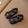 Zapatos para Niña 2026 Estilo Nuevo Moda Bebé Bailarinas de Princesa Suela Suave Primavera y Otoño Estilo Coreano Zapatos para Niña Zapatos Pequeños de Piel para Niños