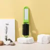 Peine con espejo plegable transfronterizo, peine de plástico para viaje, peine de cojín de aire portátil, espejo de maquillaje compacto, peine con espejo de doble propósito