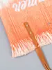 Bolsa de Hombro Bordada Transfronteriza, Bolsa de Lona con Borla, Bolso de Viaje con Hebilla Magnética, Bolso de Axila, Bolso de Playa Nuevo, Verano