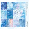 Yan Ji papel de material duplo série de cores do mundo 24 unidades cor sólida fundo para álbum de recortes colagem 4