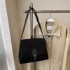 2024 Inverno Novo Estilo Coreano Moda Retrô Pequena Multidão Comutador Bolsa Feminina Estilo Acadêmico Ombro Transversal Tote Fosca