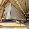 Exportação de Semirreboque de Transporte com Lona Lateral de 3 Eixos, Caminhão com Lona Lateral, Semirreboque com Lona Lateral Macia, Reboque de Transporte Tipo Baú