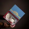 Taza de té de cerámica Ru Kiln Dunhuang con Separación de Té y Agua, Taza Personal para Oficina con Tapa, Regalo Souvenir