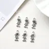 Accesorios DIY de Aleación de Venta Caliente Transfronteriza 8X19mm Colgante de Niño Pequeño Collar Pulsera Aretes Accesorios de Joyería Venta al por Mayor