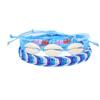 Pulsera Trenzada de Concha con Hilo Encerado Impermeable Estilo Bohemio Más Vendida de Amazon Juego de Tres Piezas Stock Listo del Fabricante