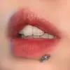 Delfín pequeño labio uña acero inoxidable dientes internos decoración labio varilla gruesa 1.2 uña hueso oído espiral interna joyería perforación transfronteriza al por mayor