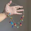 Colar de Esmalte Flor Roxa com Toque de Alto Padrão, Luxo Leve, Estilo Único, Novo Estilo Chinês, Artesanato Robusto, Corrente de Clavícula Vintage