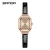 Sanda Nuevo Reloj de Cuarzo para Mujer con Segundero Moda y Sencillo Reloj Romano para Mujer Correa de Acero Resistente al Agua para Exteriores Reloj de Cuarzo