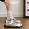 Zapatos Mary Jane Deportivos de Ballet Súper Populares para Mujer 2026 Nuevo Estilo Verano Zapatillas con Velcro Zapatos Casuales Transpirables