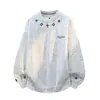 Nova Blusa de Moletom Masculina Outono/Inverno 2026 com Estampa Geométrica, Top Tendência, Caimento Solto Único, Tamanho Grande, Gola Redonda Pulôver para Homens