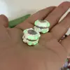 Macarrón acrílico agujero recto cuentas pesadas cuentas pintadas a mano material diy cuentas sueltas hechas a mano accesorios colgantes para cadena de teléfono móvil