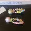 Novo Grampo Bico de Pato Rosa para Franja com Strass, Coração Fofo e Delicado, Presilha de Cabelo Doce de Cristal, Grampo de Cabelo Coração