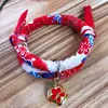 Collar para Gato Estilo Japonés Campana para Gato y Perro Collar para Mascota Grabado para Perro Collar de Cuerda para Gato Diy1 Suministros para Mascotas