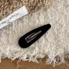 Pinza de Pelo de Terciopelo con Forma de Gota de Agua Colorida Simple Coreana para Mujer, Pinza para Flequillo de Frente, Pinza Lateral para Oreja, Pinza BB, Accesorios para el Cabello