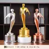 Trofeo Popular de Estrella de Cinco Puntas de Aleación de Zinc Chapado en Metal Premios Artesanía Metálica Adorno de Estrella Insignia