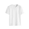 Camiseta masculina de algodão de Xinjiang 270g Camiseta masculina pesada manga curta solta gola redonda japonesa cor sólida camiseta algodão masculino