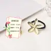 Comercio Electrónico Transfronterizo Nuevo Estilo Minimalista Europeo y Americano Metal Elástico Temperamento Cuerda para el Cabello Versátil Cuerda para el Cabello Diadema con Temperamento Retro