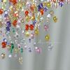 100 Piezas de Decoraciones para Uñas de Zirconia Transparente Ultra Brillante Tipo Diamante Redondo, Zirconia de Color con Base Puntiaguda de Tamaño Mixto para Venta al por Mayor DIY