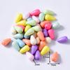Miçangas Acrílicas de Furo Reto Coloridas Misturadas Transfronteiriças Acessórios para Joias DIY Miçangas Soltas Atacado Miçangas Acrílicas de Furo Reto